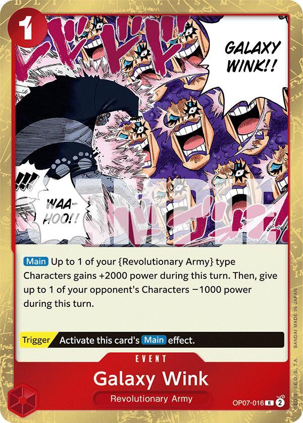 Galaxy Wink (OP07-016) - 500 Years into the Future (Rare) [OP07-016] — one-piece card