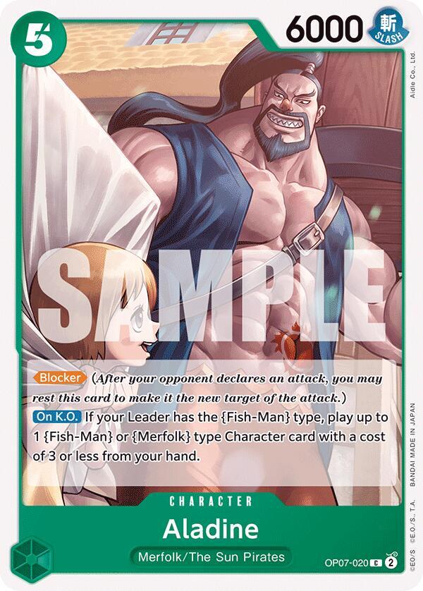 Aladine (OP07-020) - 500 Years into the Future (Common) [OP07-020] — one-piece card Immagine principale del prodotto