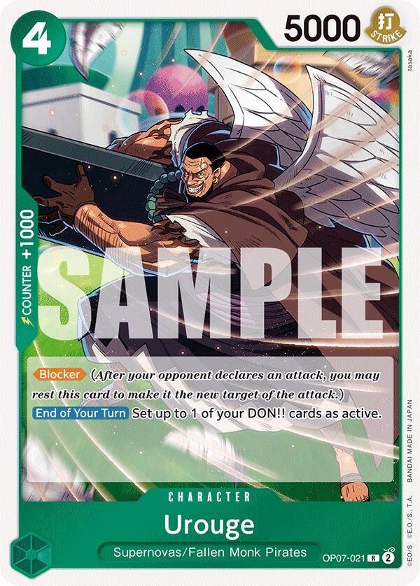Urouge (OP07-021) - 500 Years into the Future (Rare) [OP07-021] — one-piece card