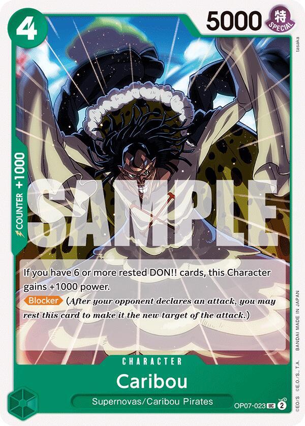 Caribou (OP07-023) - 500 Years into the Future (Uncommon) [OP07-023] — one-piece card