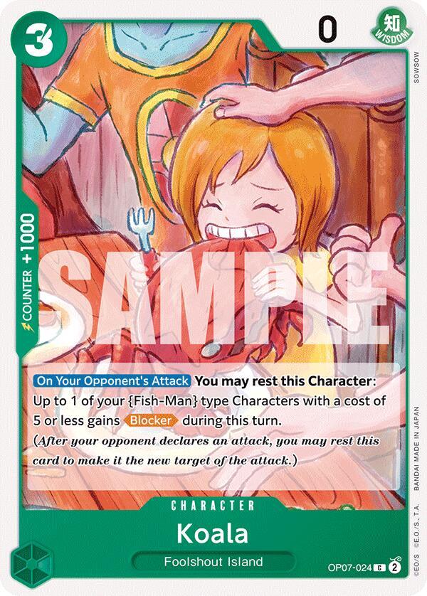 Koala (OP07-024) - 500 Years into the Future (Common) [OP07-024] — one-piece card