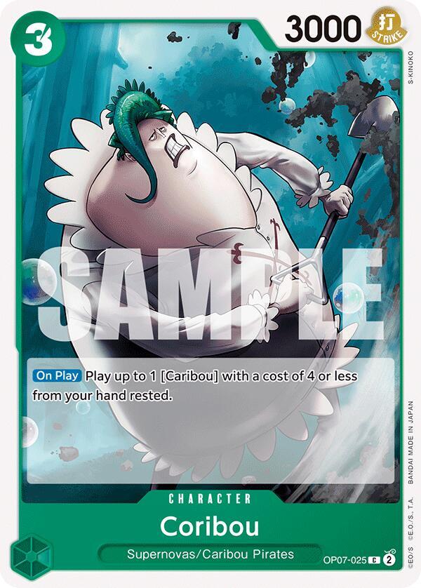 Coribou (OP07-025) - 500 Years into the Future (Common) [OP07-025] — one-piece card
