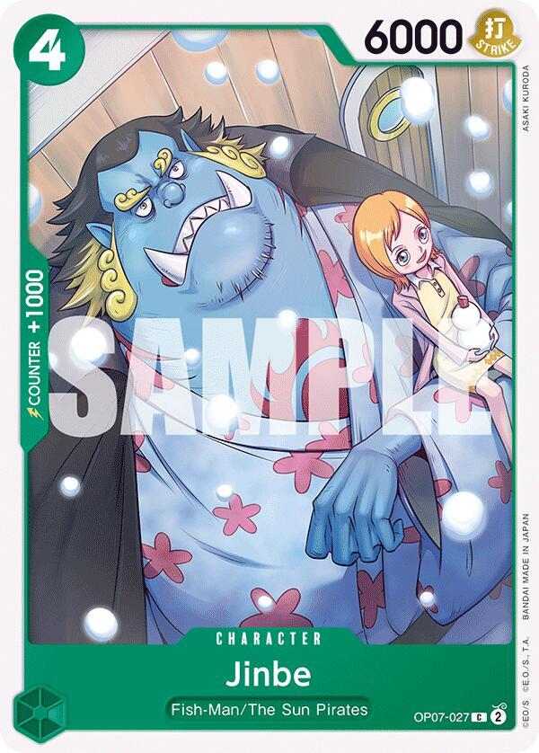 Jinbe (OP07-027) - 500 Years into the Future (Common) [OP07-027] — one-piece card