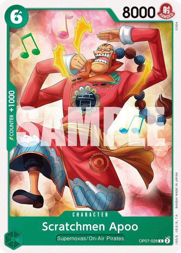 Scratchmen Apoo (OP07-028) - 500 Years into the Future (Common) [OP07-028] — one-piece card Immagine principale del prodotto