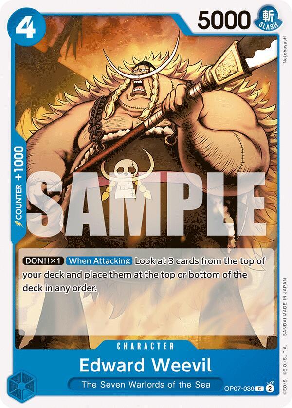 Edward Weevil (OP07-039) - 500 Years into the Future (Common) [OP07-039] — one-piece card