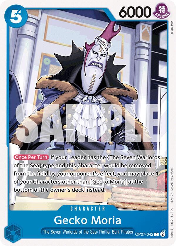 Gecko Moria (OP07-042) - 500 Years into the Future (Common) [OP07-042] — one-piece card