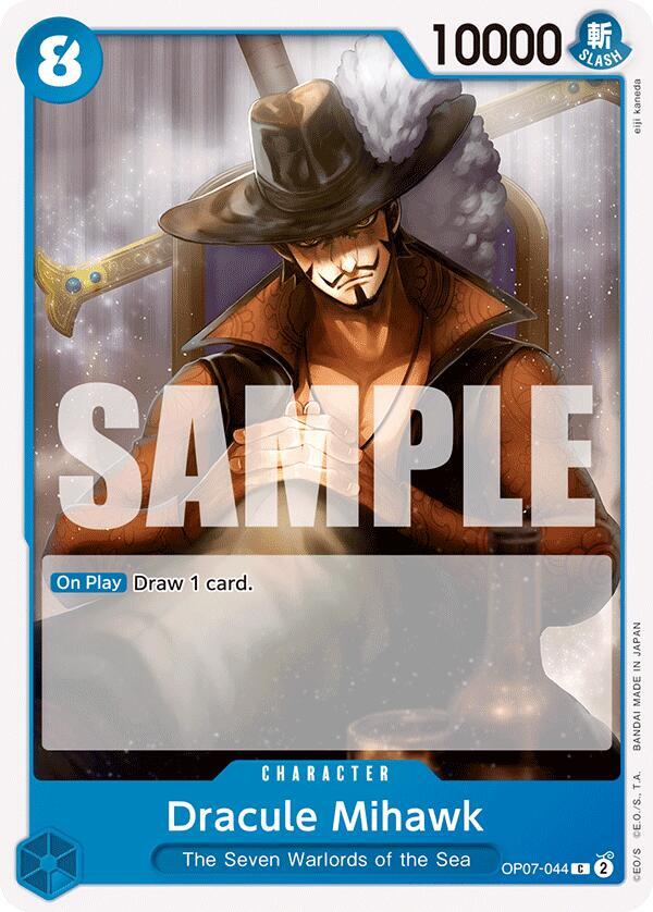 Dracule Mihawk (OP07-044) - 500 Years into the Future (Common) [OP07-044] — one-piece card Immagine principale del prodotto