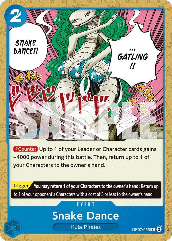 Snake Dance (OP07-055) - 500 Years into the Future (Common) [OP07-055] — one-piece card