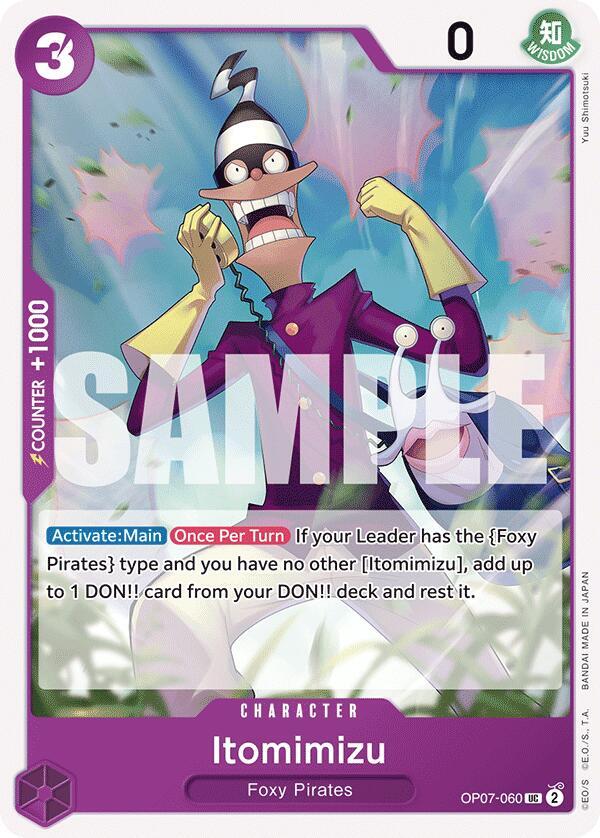 Itomimizu (OP07-060) - 500 Years into the Future (Uncommon) [OP07-060] — one-piece card