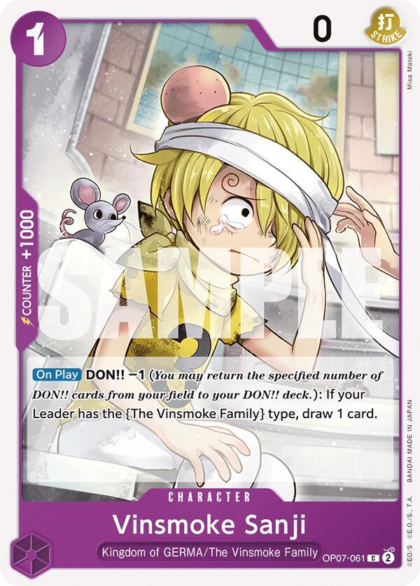 Vinsmoke Sanji (OP07-061) - 500 Years into the Future (Common) [OP07-061] — one-piece card