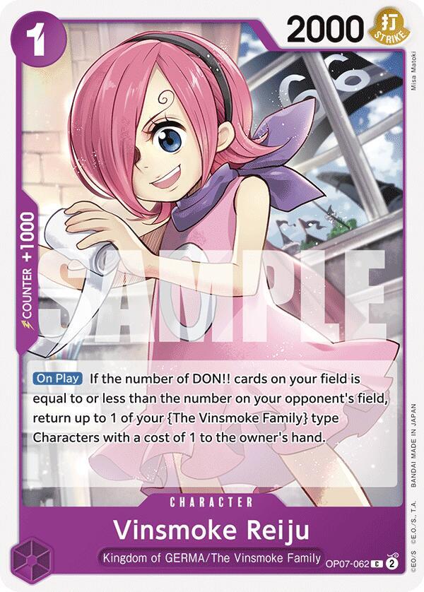 Vinsmoke Reiju (OP07-062) - 500 Years into the Future (Common) [OP07-062] — one-piece card Main image
