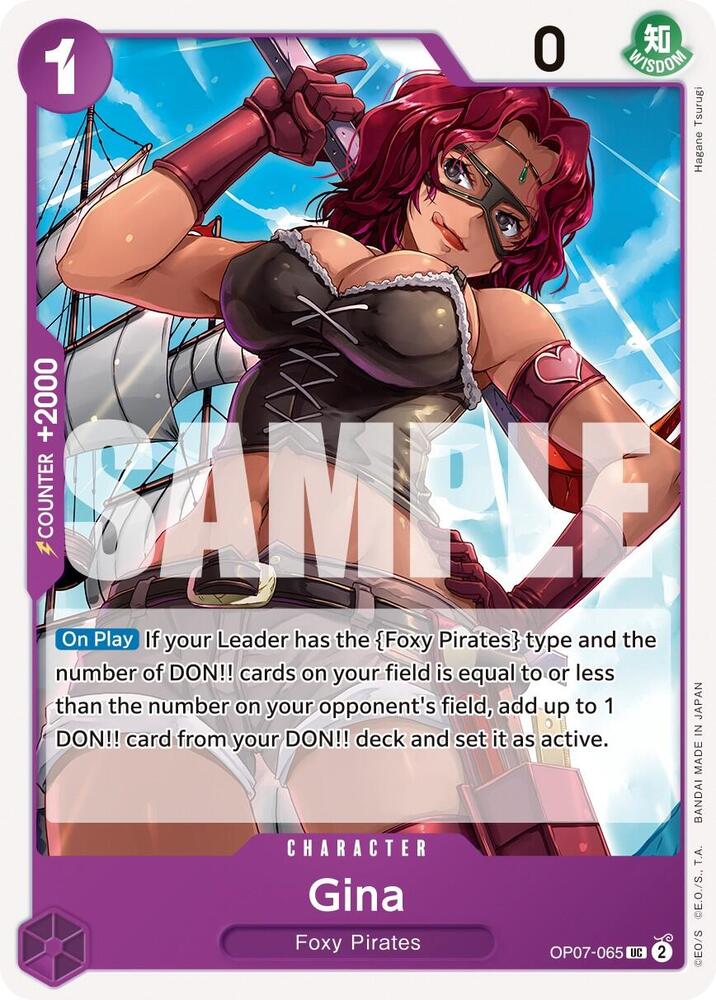 Gina (OP07-065) - 500 Years into the Future (Uncommon) [OP07-065] — one-piece card