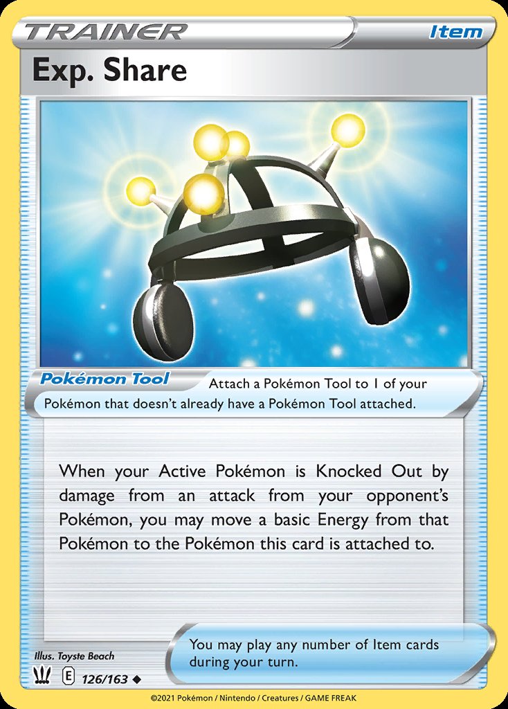 Exp. Share - Battle Styles (Uncommon) [BST-126] Hoofdafbeelding