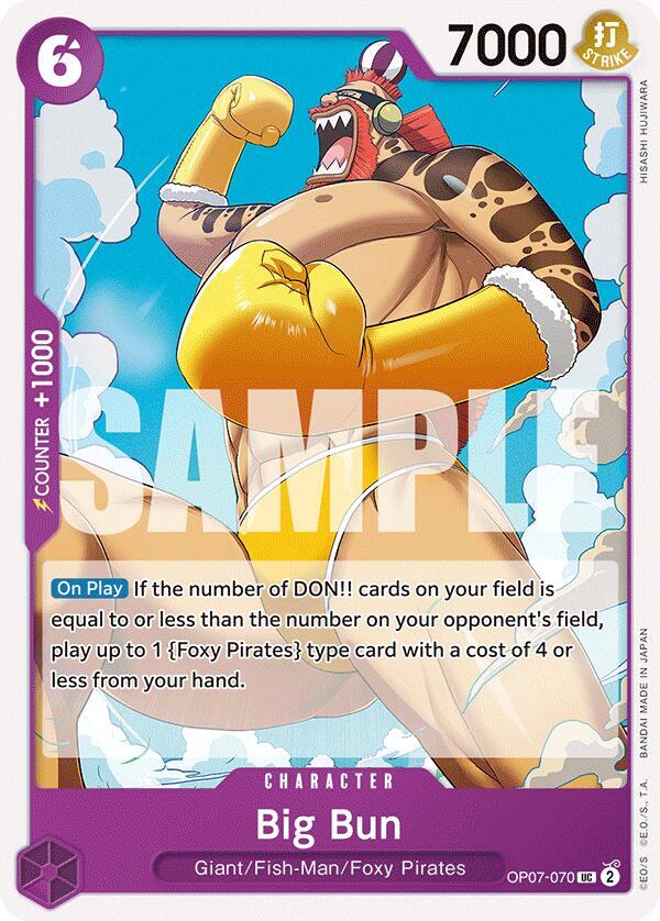 Big Bun (OP07-070) - 500 Years into the Future (Uncommon) [OP07-070] — one-piece card
