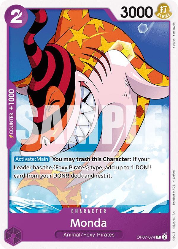 Monda (OP07-074) - 500 Years into the Future (Common) [OP07-074] — one-piece card