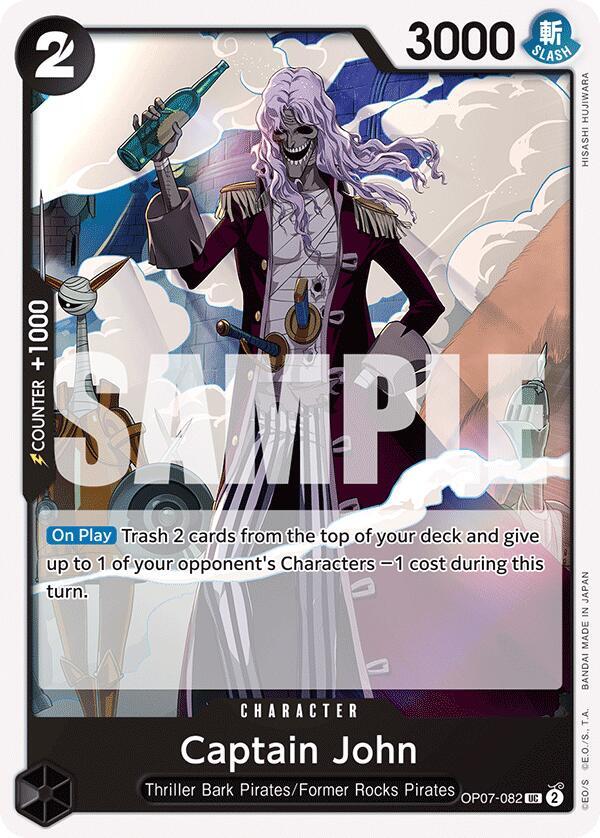 Captain John (OP07-082) - 500 Years into the Future (Uncommon) [OP07-082] — one-piece card Hauptbild