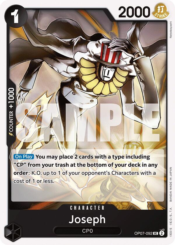 Joseph (OP07-092) - 500 Years into the Future (Uncommon) [OP07-092] — one-piece card