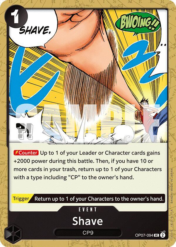 Shave (OP07-094) - 500 Years into the Future (Uncommon) [OP07-094] — one-piece card