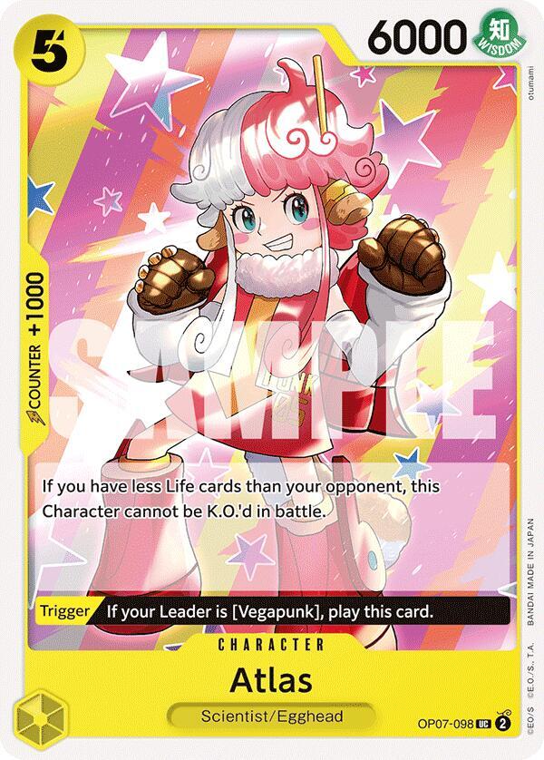 Atlas (OP07-098) - 500 Years into the Future (Uncommon) [OP07-098] — one-piece card