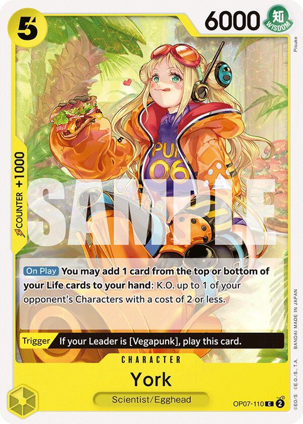 York (OP07-110) - 500 Years into the Future (Common) [OP07-110] — one-piece card