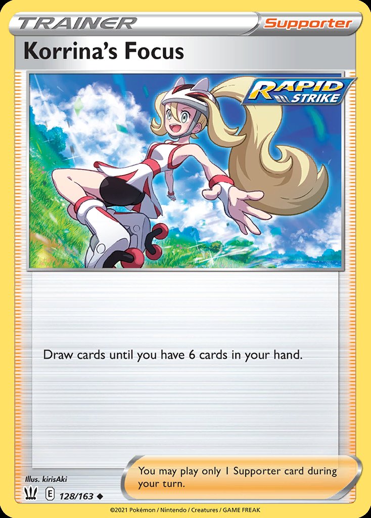 Korrina's Focus - Battle Styles (Uncommon) [BST-128] Immagine principale del prodotto