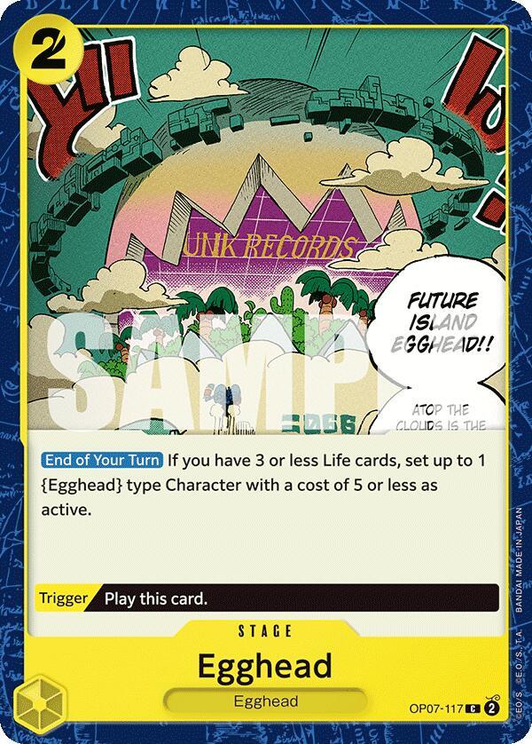 Egghead (OP07-117) - 500 Years into the Future (Common) [OP07-117] — one-piece card