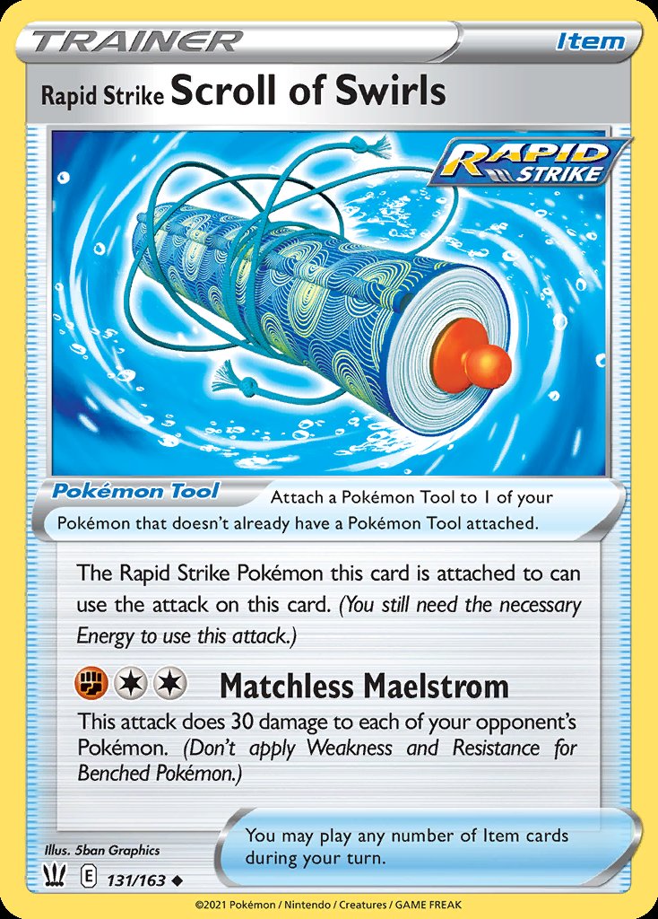 Rapid Strike Scroll of Swirls - Battle Styles (Uncommon) [BST-131] Hoofdafbeelding