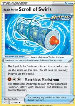 Rapid Strike Scroll of Swirls - Battle Styles (Uncommon) [BST-131] Hover Image
