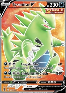 Tyranitar V - Battle Styles (Ultra Rare) [BST-154] Hover Image