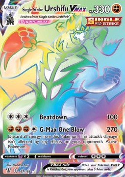 Single Strike Urshifu VMAX - Battle Styles (Secret Rare) [BST-167] Hauptbild