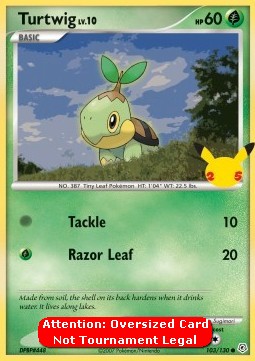 Turtwig Lv.10 - Diamond & Pearl (Oversized) [DP-103] Hauptbild