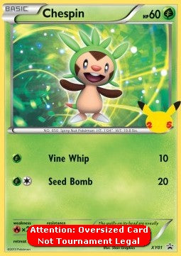 Chespin - XY Black Star Promos (Oversized) [XYPR-01] Imagen principal del producto