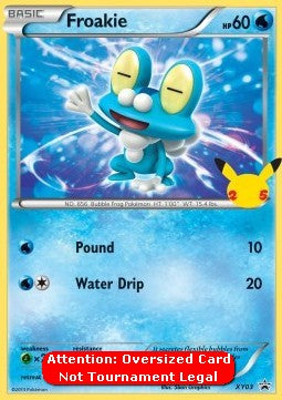 Froakie - XY Black Star Promos (Oversized) [XYPR-03] Imagen principal del producto