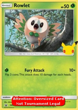 Rowlet - SM Black Star Promos (Oversized) [SM-01] Main image