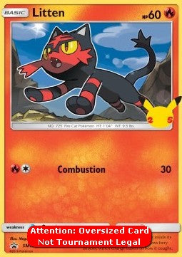 Litten - SM Black Star Promos (Oversized) [SM-02] Main image