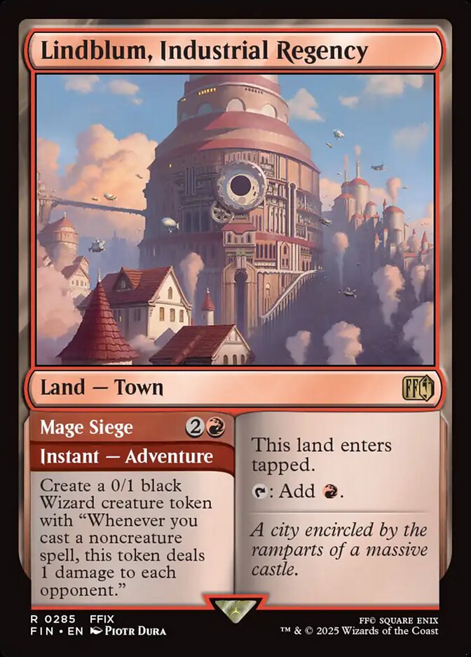 Lindblum, Industrial Regency // Mage Siege - Magic: The Gathering - FINAL FANTASY (Rare) [FIN-285]