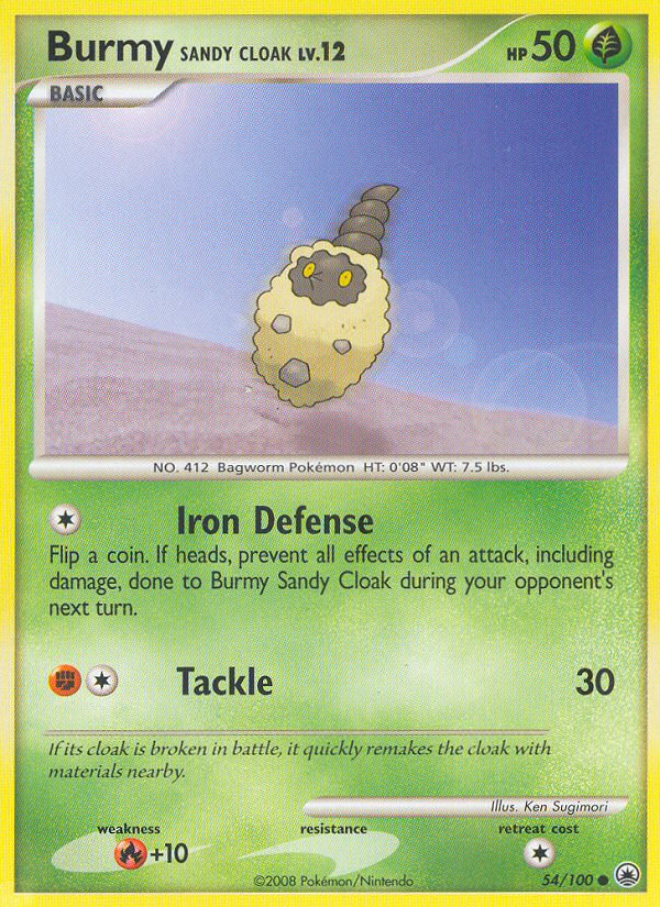 Burmy Sandy Cloak Lv.12 – Majestic Dawn 54 – Pokémon TCG single card Image principale du produit