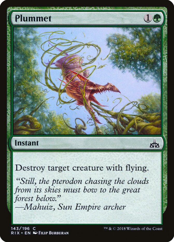 Plummet - Rivals of Ixalan (Common) [RIX-143]