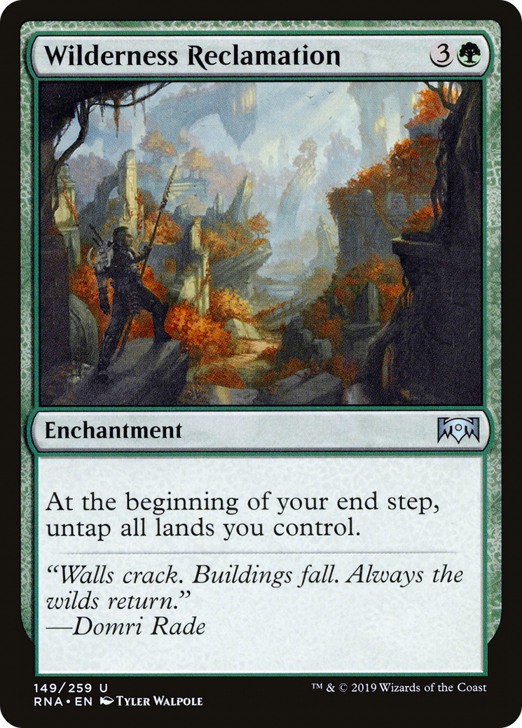 Wilderness Reclamation – Ravnica Allegiance 149 – Magic: The Gathering single card Immagine principale del prodotto