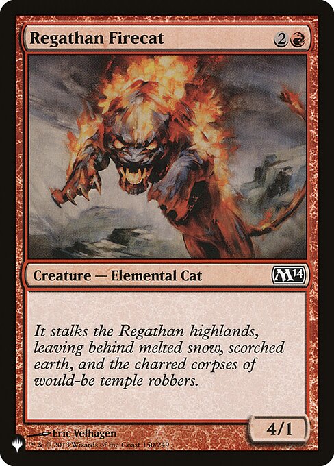 Regathan Firecat – The List (PLST-M14-150) Magic: The Gathering card | LC-REM-20260804-15151557443916-54c2c727-cc91-481f-b33c-e8d211501f69