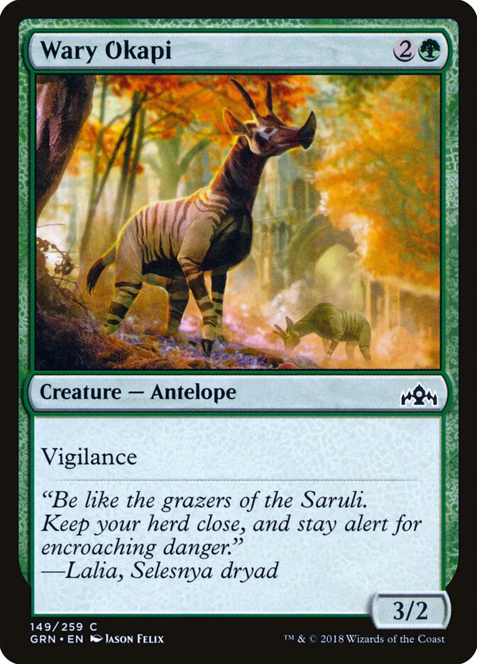 Wary Okapi - Guilds of Ravnica (Common) [GRN-149]