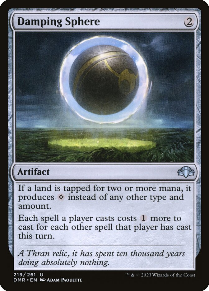 Damping Sphere - Dominaria Remastered (Uncommon) [DMR-219] Main image