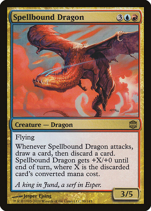 Spellbound Dragon – Alara Reborn (ARB-90) Magic: The Gathering card