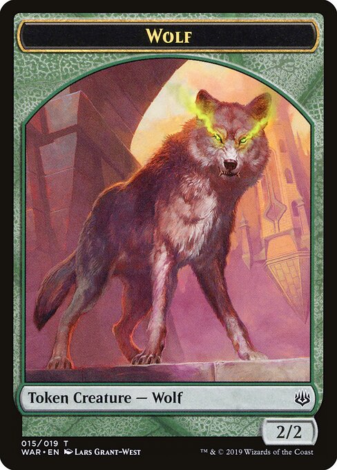 Wolf – War of the Spark Tokens (TWAR-15) Magic: The Gathering card | LC-REM-20260804-15151822438732-551f3219-3e98-4354-abcd-db22c3253105