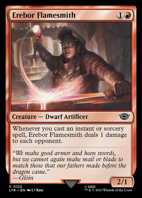 Erebor Flamesmith – The Lord of the Rings: Tales of Middle-earth (LTR-122) Magic: The Gathering card | LC-REM-20260804-15150954840396-552730c5-e3a6-468f-91b2-82c272dda400