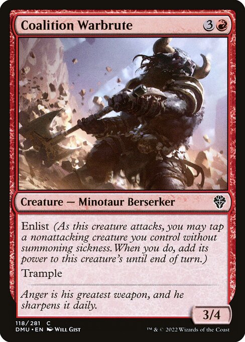Coalition Warbrute – Dominaria United (DMU-118) Magic: The Gathering card | LC-REM-20260804-15150772977996-554c422f-2a1b-47c0-9358-42b85cdbb84e