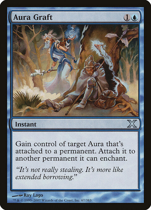 Aura Graft – Tenth Edition (10E-67) Magic: The Gathering card Main image