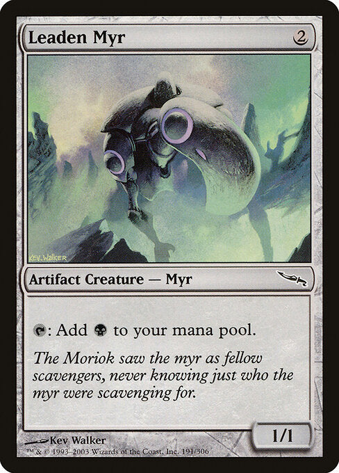 Leaden Myr – Mirrodin (MRD-191) Magic: The Gathering card | LC-REM-20260804-15617497137484-555efe5f-848f-44da-92b5-69c8e852f179