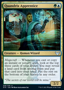 Quandrix Apprentice - Strixhaven: School of Mages (Uncommon) [STX-216] Hoofdafbeelding