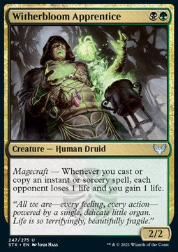Witherbloom Apprentice - Strixhaven: School of Mages (Uncommon) [STX-247] Hauptbild